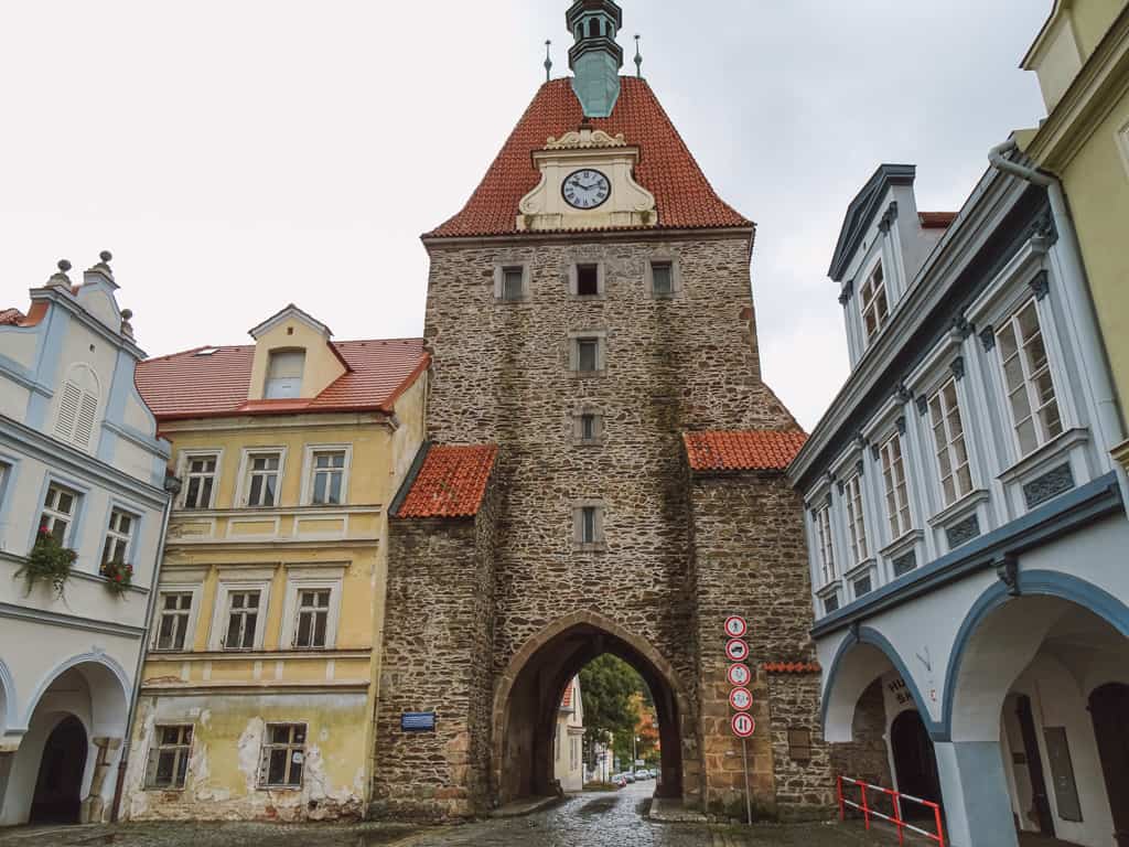 Historické centrum Domažlic.